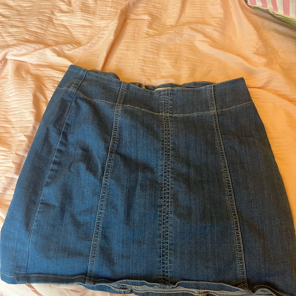 Denim Blue Skirt